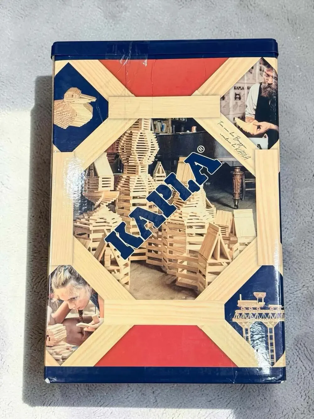 KAPLA Building Planks 200 Pcs Wooden Construction Block Set